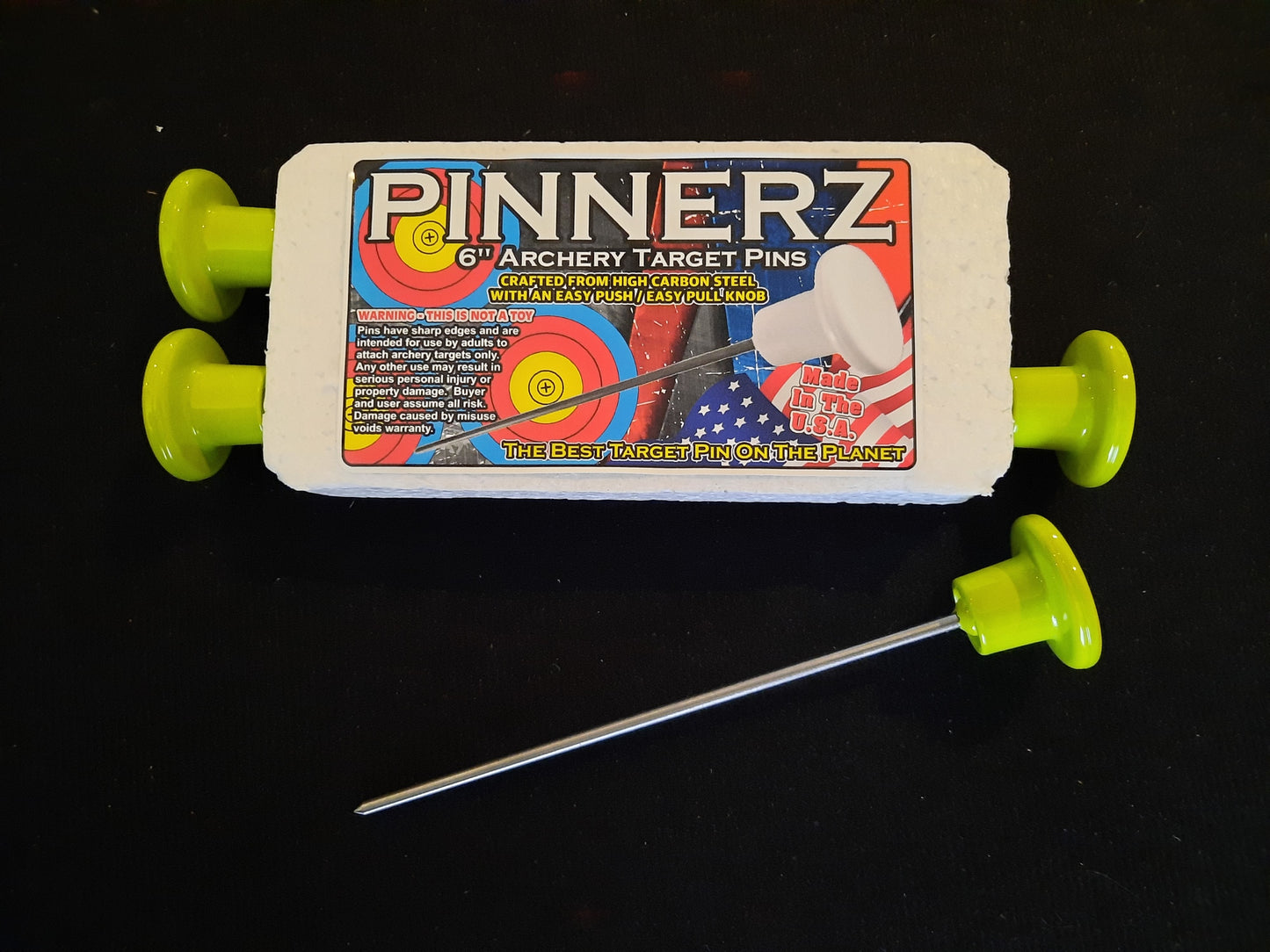 Pinnerz target pins