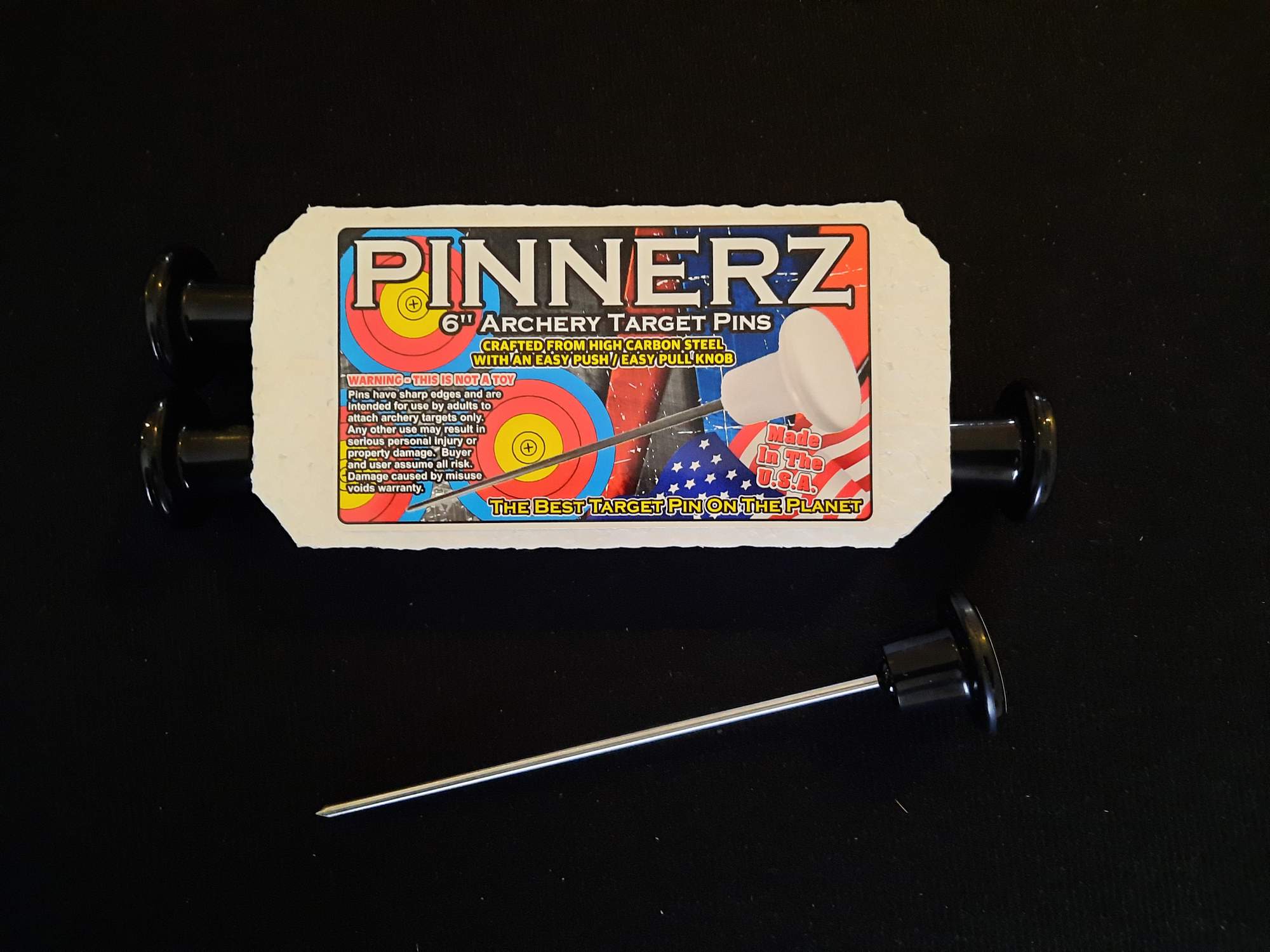 Pinnerz target pins