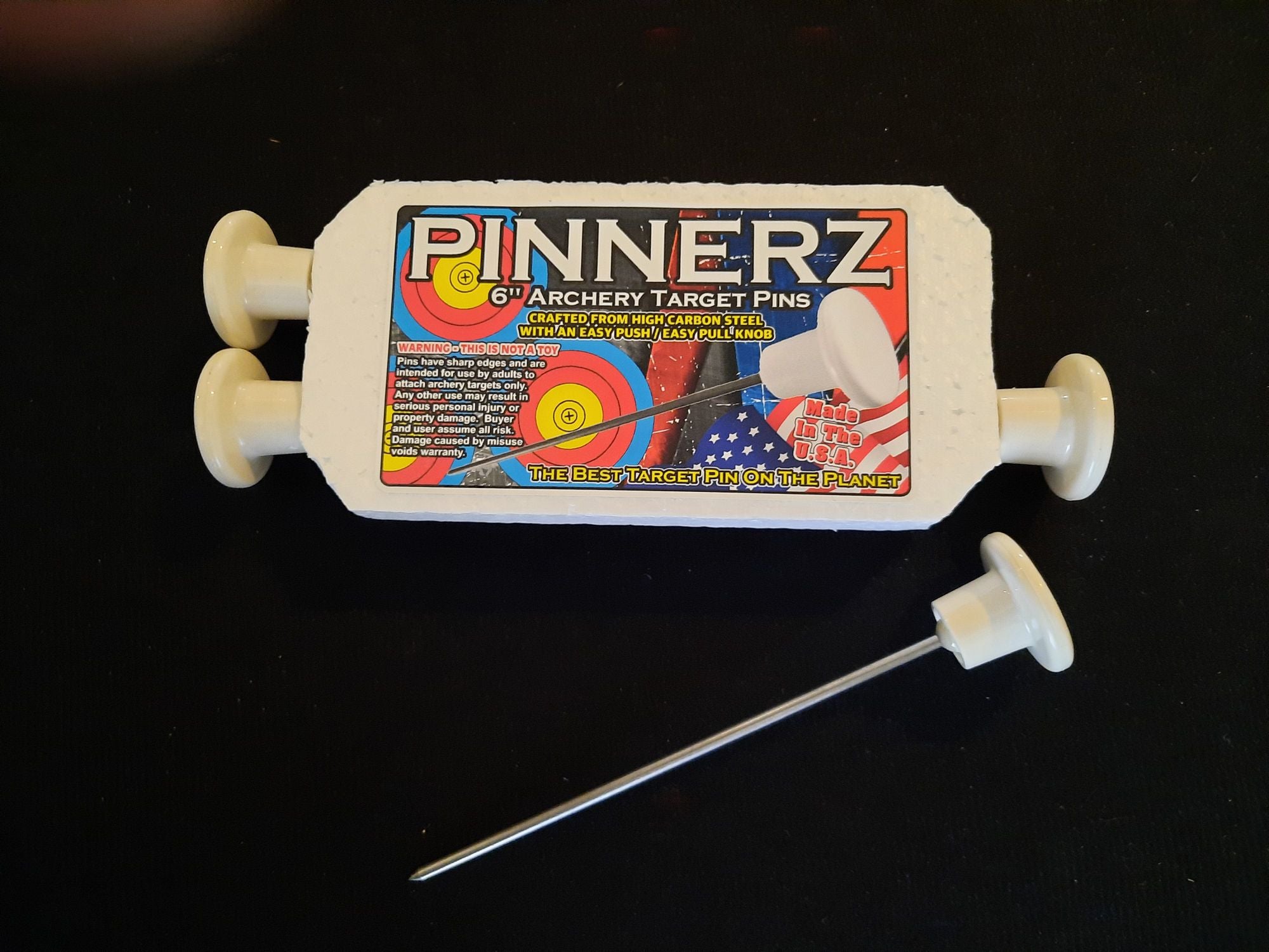 Pinnerz target pins